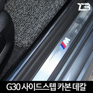BMW 5시리즈 G30 사이드스텝 카본 데칼 스티커 제트비